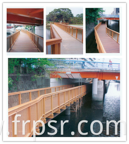 Fiberglass Bridge guardrail